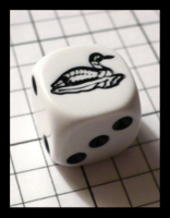 Dice : Dice - 6D - Koplow Black and White Loon Gen Con Aug 2009
